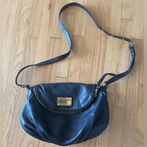 Marc Jacobs Black Pebbled Leather Crossbody Bag Workwear Classic Q Natas…